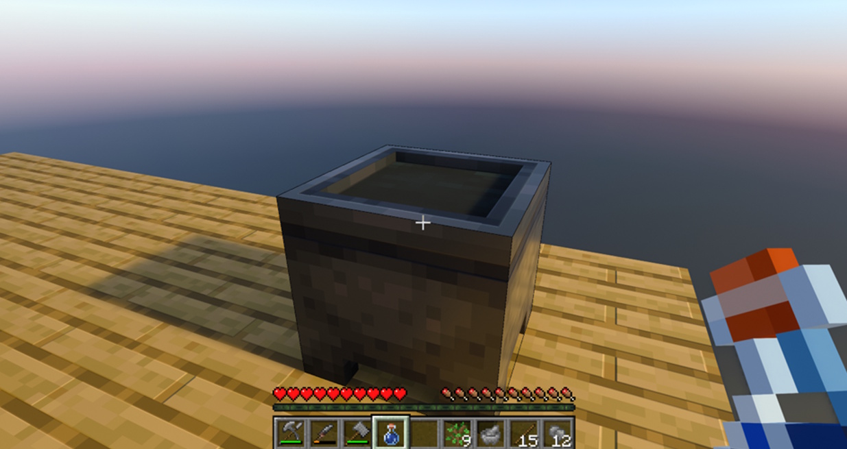 Filling Cauldron
