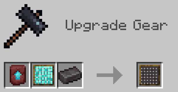 Netherite Mesh Recipe
