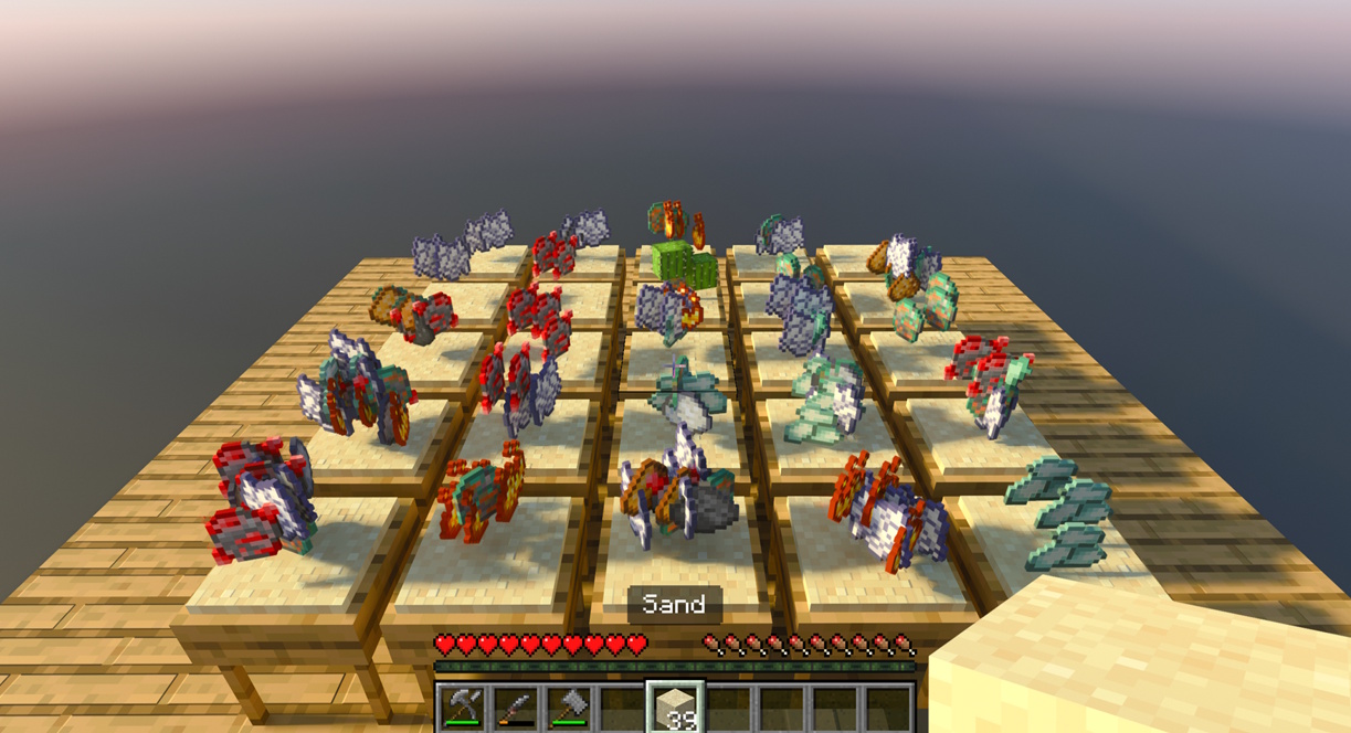 Sieving Sand for Copper and Redstone